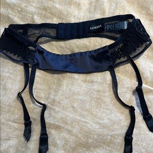 La Perla Black Garter Belt